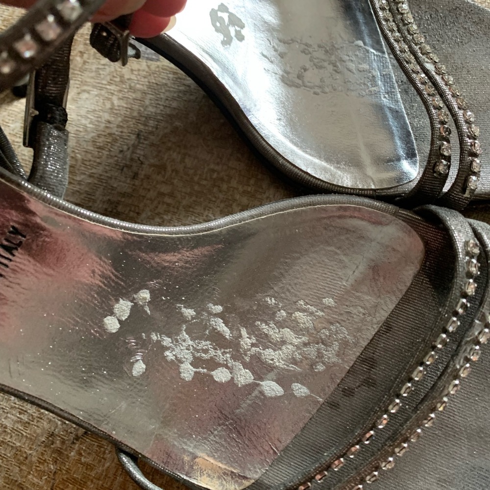 Loriblu made In Italy crystal strap sandals size 39 - Picture 7 of 15